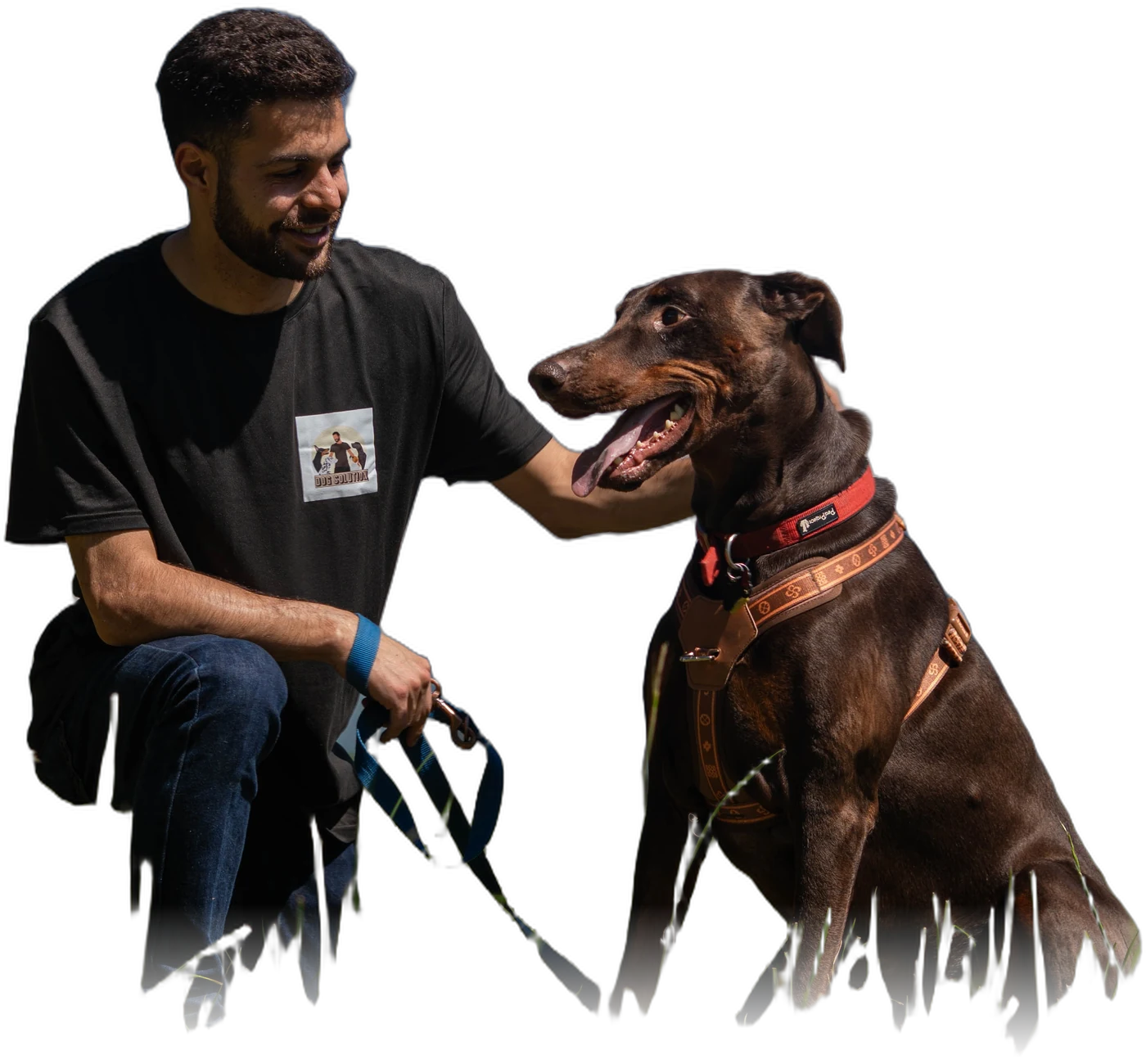 Ben Halimi et un chien